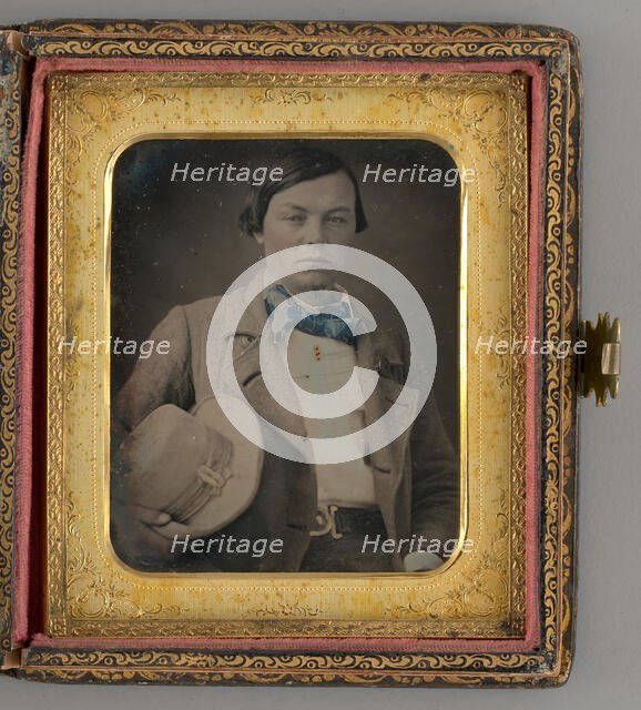 Untitled (Portrait of a Boy Holding a Hat), 1854. Creator: George Howard Johnson.