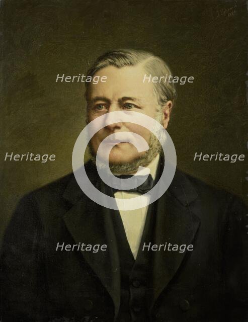 Portrait of Pieter Hendrik van Gelder (1822-1883), 1887. Creator: Johannes Ephraim.