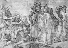 Christ Healing Lepers, between 1540 and 1563. Creator: Andrea Schiavone.