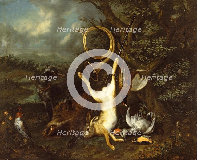 Still Life with Dead Game, 1720-1729. Creator: Jan Baptiste Govaerts.