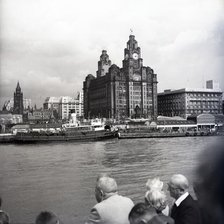 Liver Building, Liverpool, c1955. Creator: Arthur Charles Kirby Ware.