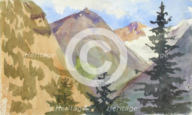 Alpine Landscape. Creator: Maria Wiik.