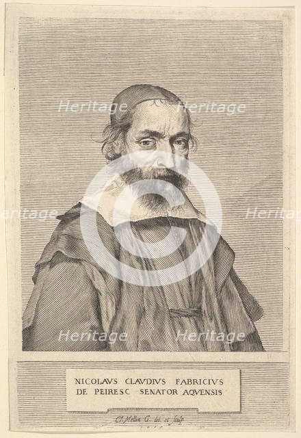 Nicolas-Claude Fabri de Peiresc, 1637. Creator: Claude Mellan.