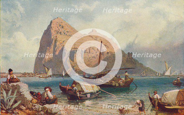 Gibraltar, 1905. Artist: Unknown.