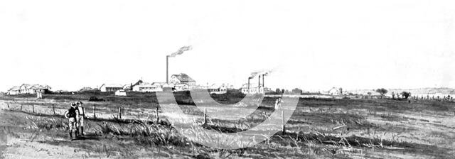 The Buffelsdoorn Mine: general view of Buffelsdoorn Works, 1895. Creator: George Meisenbach.