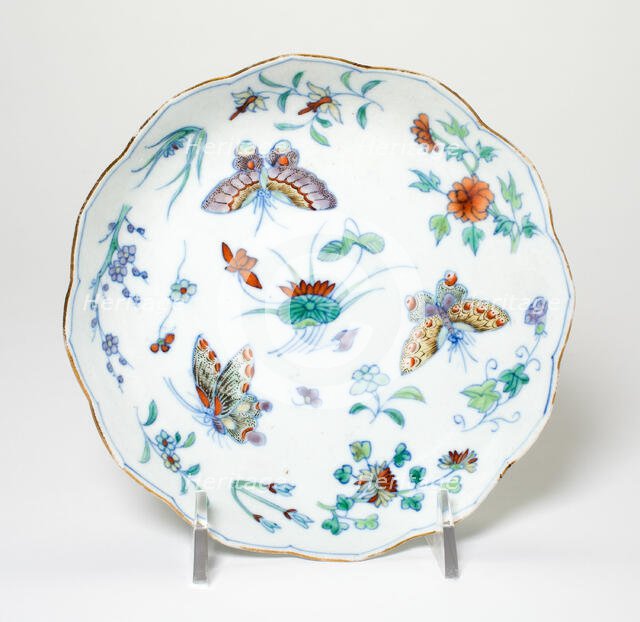 Doucai Dish, Qing dynasty (1644-1911), Daoguang period (1821 -1850). Creator: Unknown.