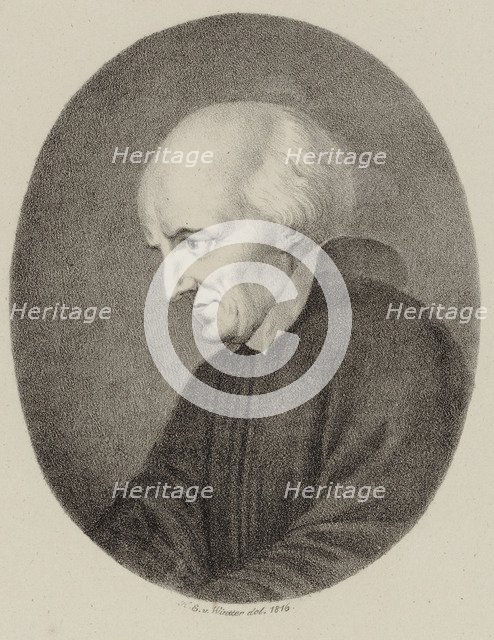 Portrait of the composer Karl Friedrich Christian Fasch (1736-1800), 1816.