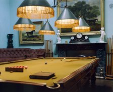 Billiard Room, Brodsworth Hall, South Yorkshire, c1990-c2017. Artist: John Critchley.
