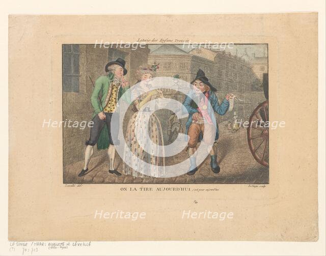 Lottery for Foundlings, 1800-1899.  Creator: le Singe.