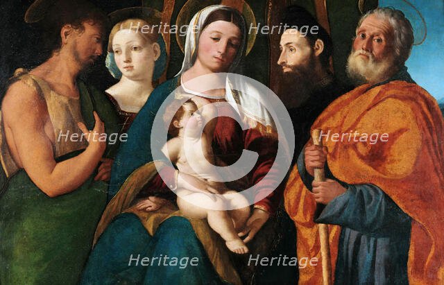 Sacra Conversazione, ca 1510-1520. Creator: Dossi, Dosso (ca. 1486-1542).