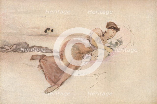 'Rose and Pink, The Mother's Siesta', c1875. Artist: James Abbott McNeill Whistler.