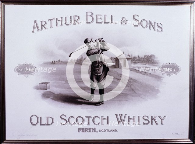 Poster for Arthur Bell and Sons Old Scotch Whisky, c1900. Artist: Unknown