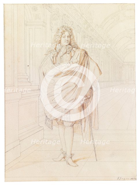 Portrait of the poet Jean Racine (1639-1699).