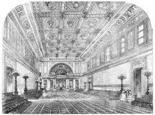 The New State Ball-Room at Buckingham Palace, 1856.  Creator: Unknown.