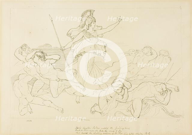 Athena and the Winds, n.d. Creator: John Flaxman.