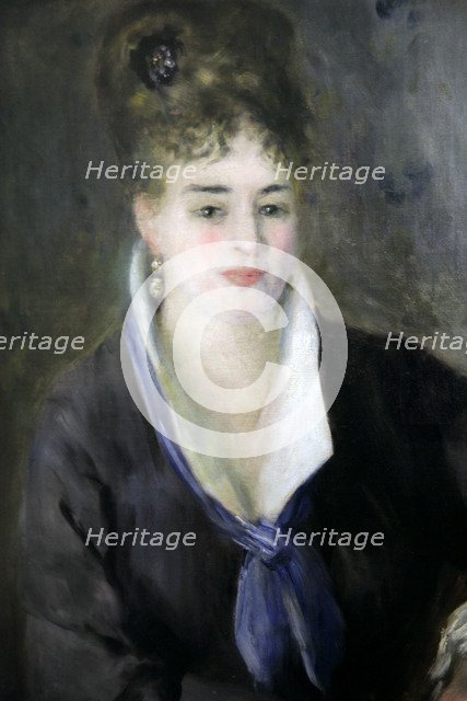 'Lady in Black', 1876.  Artist: Pierre-Auguste Renoir