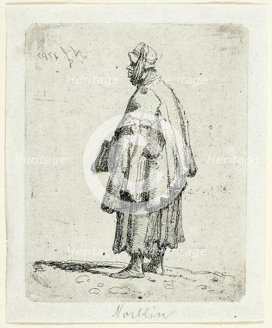 Beggar Woman, 1787. Creator: Jean Pierre Norblin.