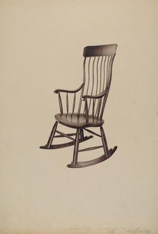 Rocking Chair, 1937. Creator: Robert Pohle.