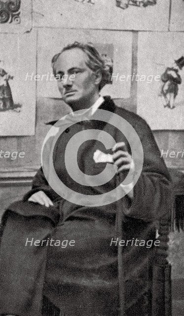 Charles Baudelaire, French poet and art critic, 1857. Artist: Unknown
