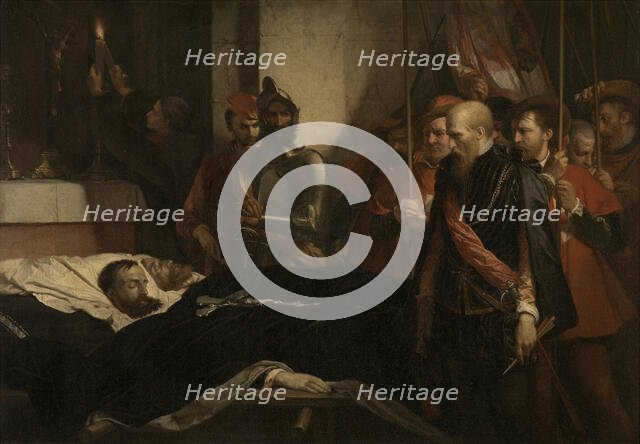 Last Tribute to the Counts of Egmont and of Horn. Creator: Louis Gallait.