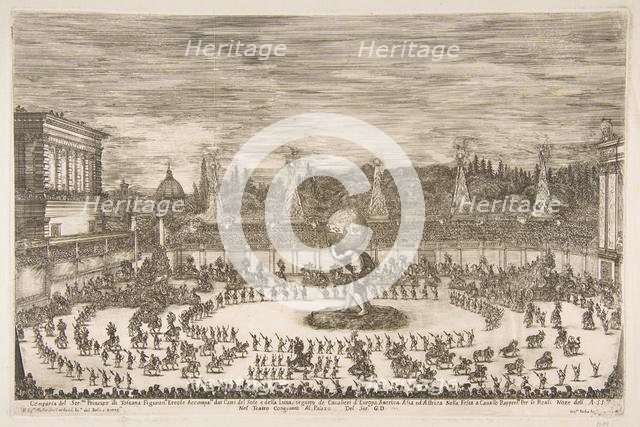 Il Mondo Festeggiante: Entrance of Cosimo III de' Medici, 1661. Creator: Stefano della Bella.