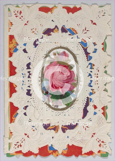 Valentine, ca. 1880. Creator: Anon.