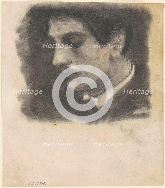 Head of a Man, 1875-1880. Creator: John Singer Sargent.