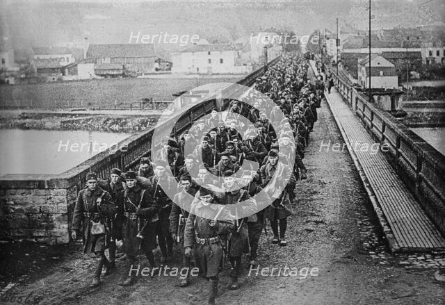 U.S. Army enters Germany, Dec 1918. Creator: Bain News Service.