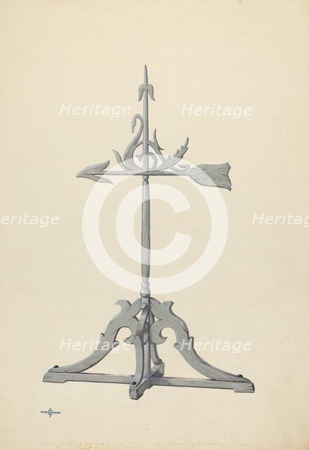 Weather Vane, c. 1936. Creator: Elmer Weise.