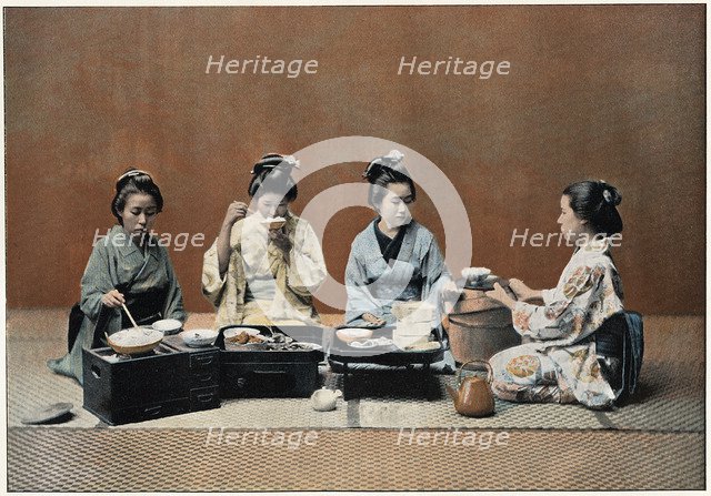 'A Dining Room', c1890. Artist: Unknown