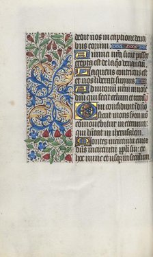 Book of Hours (Use of Rouen): fol. 65v, c. 1470. Creator: Master of the Geneva Latini (French, active Rouen, 1460-80).