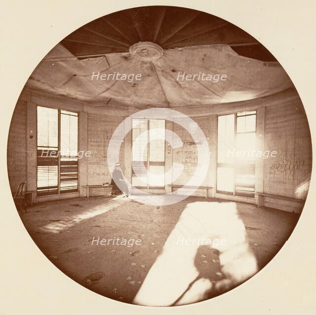 Interior of Pavilion Built on the Stump of the Tree, C. Grove , ca. 1878. Creator: Carleton Emmons Watkins.