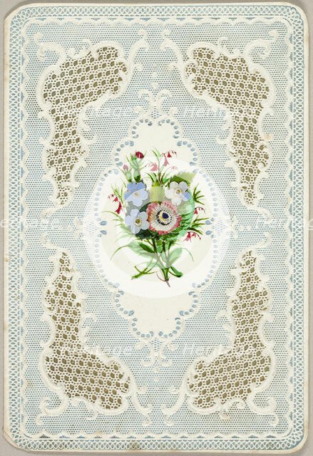 Untitled Valentine (Flowers), 1840/50. Creator: Unknown.