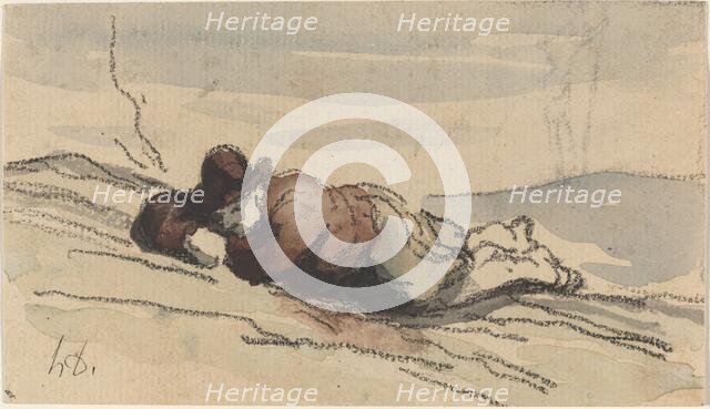 Rest in the Country (Sancho Panza). Creator: Honore Daumier.