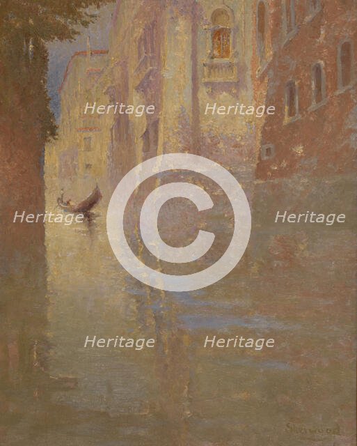 Piccolo Canale in Venice. Creator: William Anderson Sherwood.