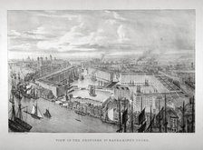View of the proposed St Katharine's Dock, London, c1825.  Artist: Thomas Mann Baynes