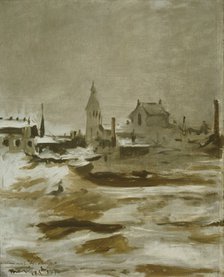 'Effect of snow at Petit-Montrouge', 1870. Artist: Edouard Manet.