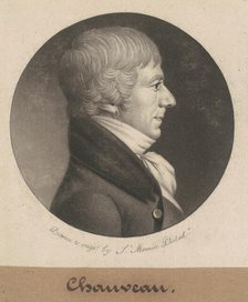 Joseph Anthony Chaveau, 1801. Creator: Charles Balthazar Julien Févret de Saint-Mémin.