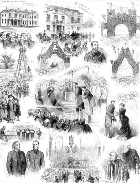 The Duke of Edinburgh's visit to Croydon, 1883. Creator: Unknown.