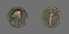 Coin Portraying Empress Faustina the Younger, 161-176. Creator: Unknown.