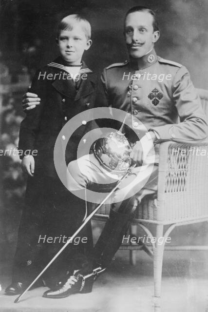 King and Crown Prince of Spain, 1915, 1915. Creator: Bain News Service.