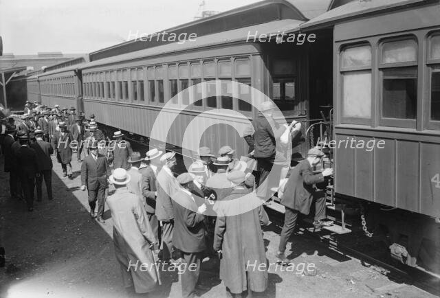 Going to Camp Upton, Sept 1917. Creator: Bain News Service.