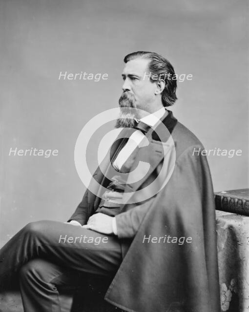 Daniel Wolsey Voorhees, between 1860 and 1875. Creator: Unknown.