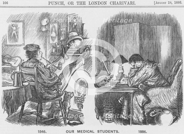 'Our Medical Students', 1886. Artist: Joseph Swain Artist: Unknown