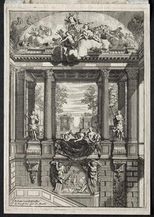 Staircase at the Palace of Voorst in Holland. Creator: Daniel Marot (French, 1655-1718).