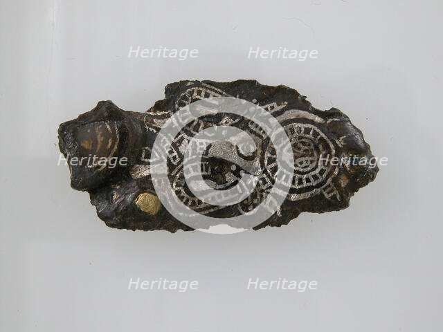 Plate Fragment of a Belt Buckle, Frankish, 4th-7th century. Creator: Unknown.