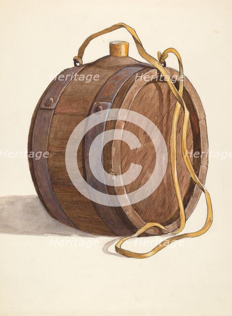 Water Barrel or Runlet, c. 1937. Creator: Dana Bartlett.