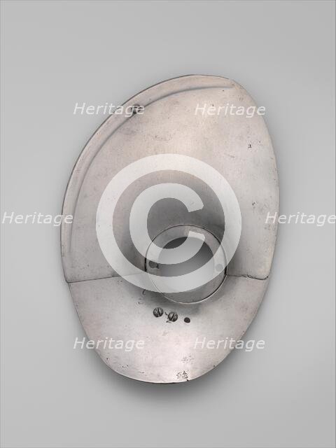 Vamplate (Hand Guard for a Lance), German, Landshut, ca. 1490. Creator: Matthes Deutsch.