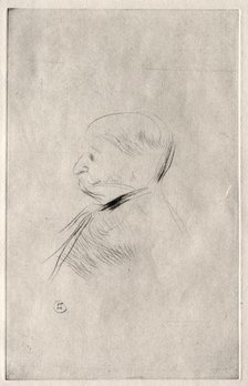 Portrait de M. X., 1898. Creator: Henri de Toulouse-Lautrec (French, 1864-1901).