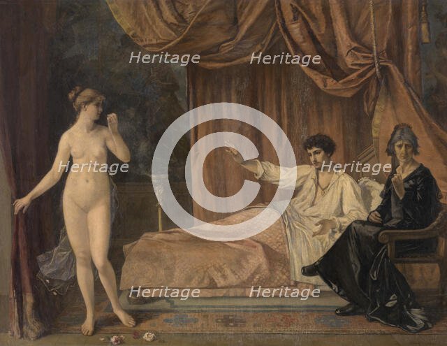 Fortune and Misfortune, mid-late 19th century. Creator: Eugène Smits.